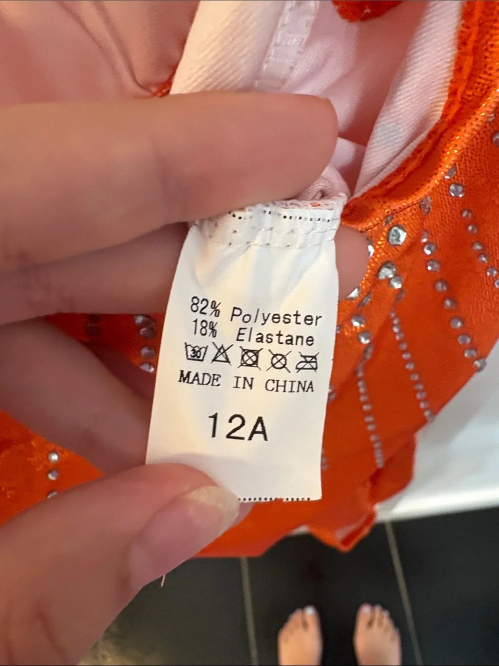 N/A shiny orange
